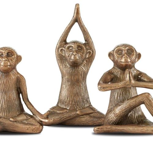 Zen Brass Monkey Set